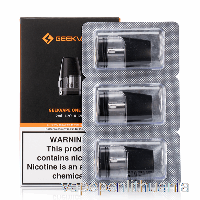 Geek Vape Aegis Vienas Pakeitimas Pods 1.2ohm Pods Vape Skystis